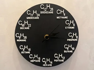 Chemistry Wall Clock