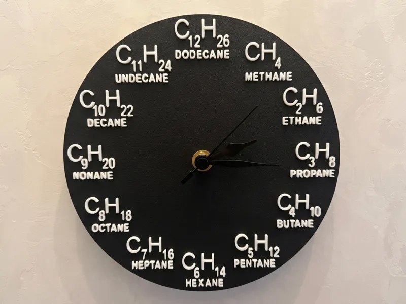 Chemistry Wall Clock
