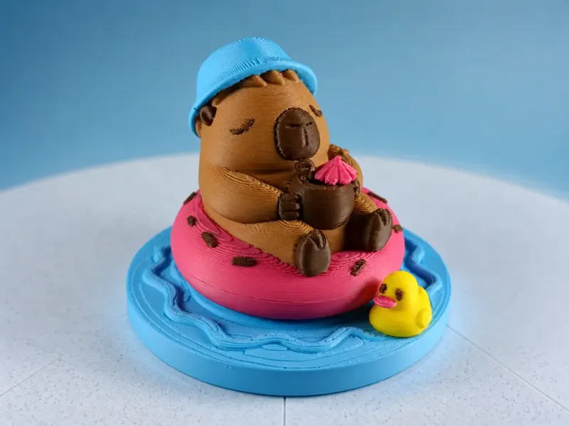 Cute Chilling Capybara