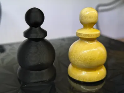 Chess pawn, checkers pawn