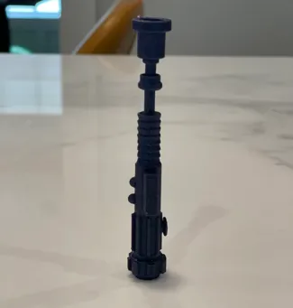 Obi-Wan Kenobi's lightsaber with stand