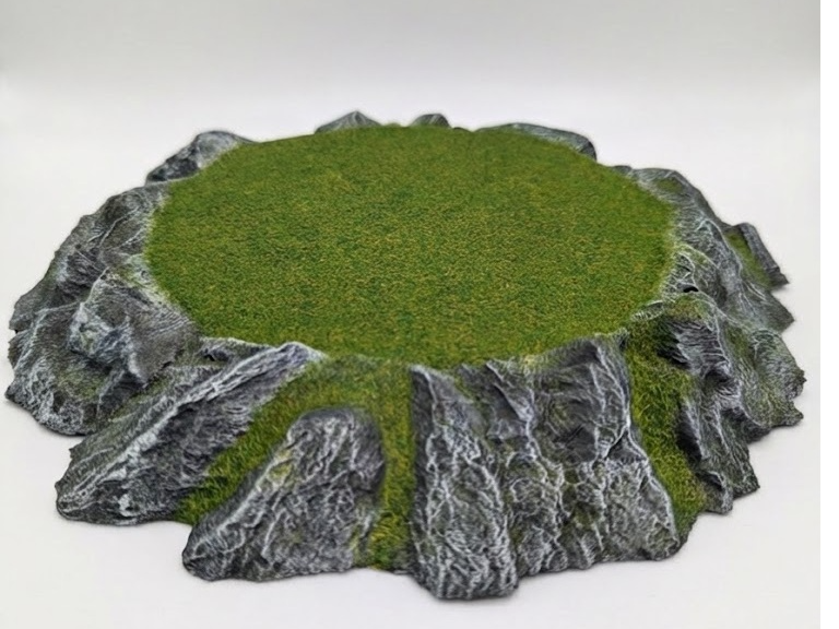 Miniatures Base Project: Rocky Plateau