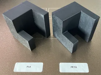 Test-Cube for PLA or PETG as support-filament