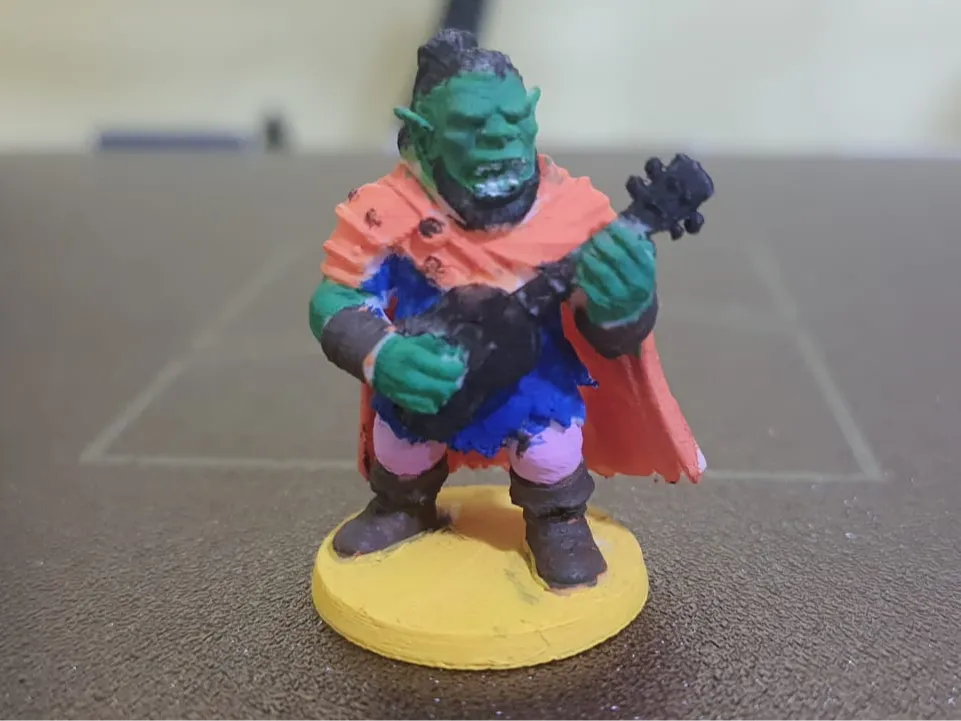 Figurine RPG Barde Orc 32 mm