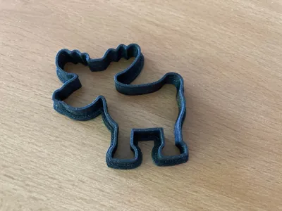 Reindeer cookie cutter