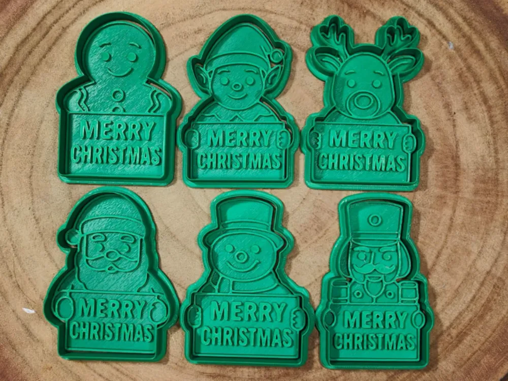 Christmas Cookie Cutter Set - Free 3D Print Model - MakerWorld