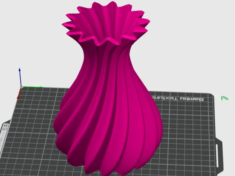 Vase spiral 180mm