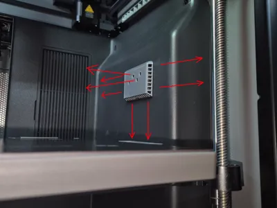 Air Deflector for P2S Bambulab