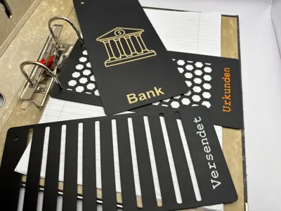 Dividers for Ring Binders | Labelable | 4 Designs