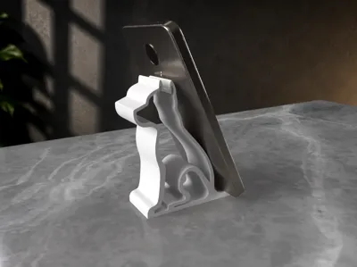 Pitbull Dog Phone Stand