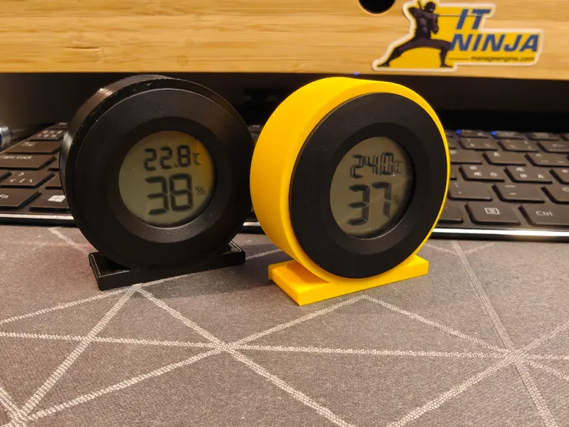 Stand for emp/hygrometer