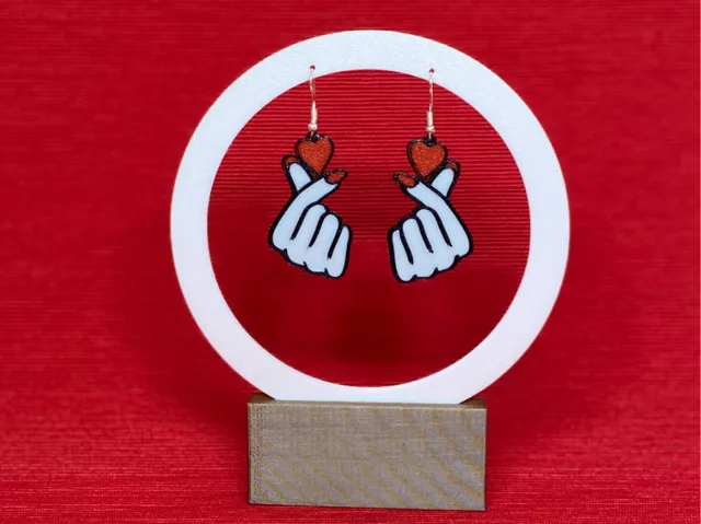 Heart earrings