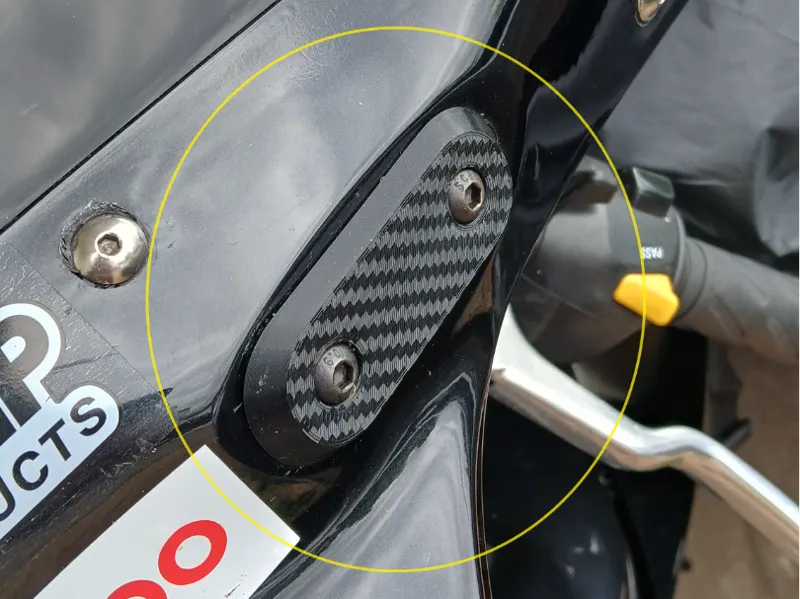 Spiegelabdeckung Motorrad