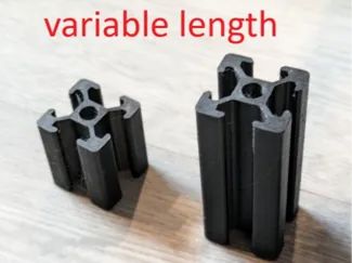 variable length 2020 extrusion