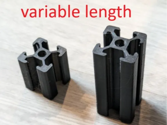 variable length 2020 extrusion
