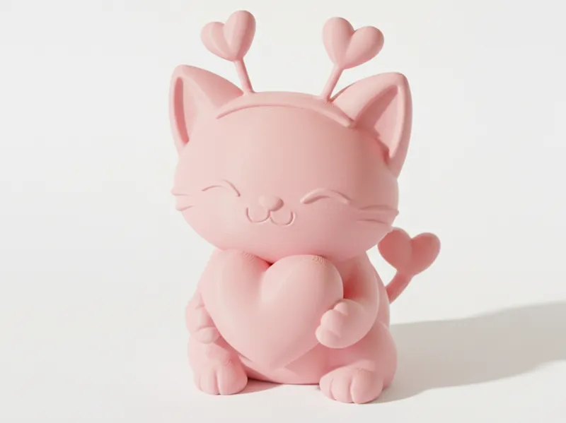 Cute chubby cat
