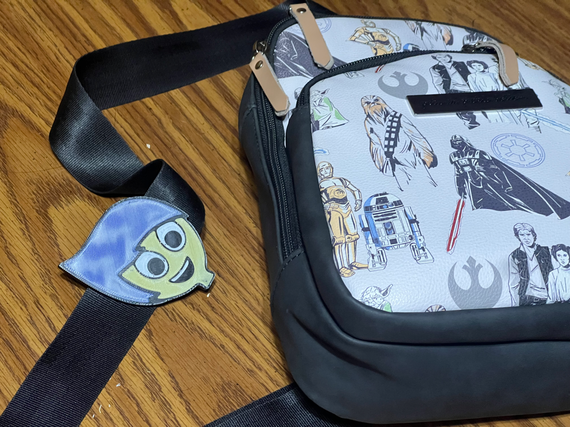 Joy Inside Out Bag Strap Charm