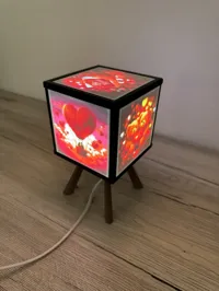 Lamp frame and stand