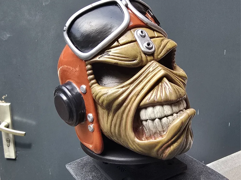 Eddie – Aces High (Iron Maiden Inspired) - Free 3D Print Model - MakerWorld