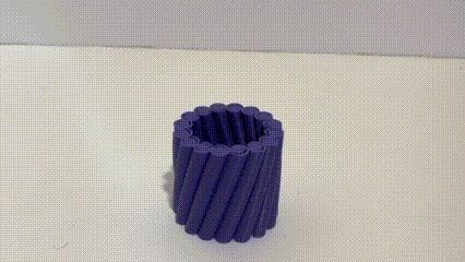Flexible Slidey Cylinder Vase Fidget Toy