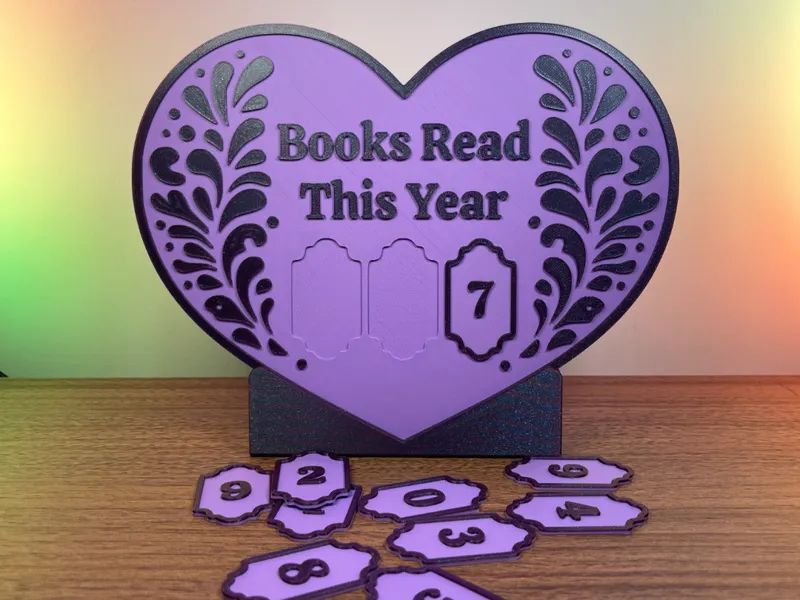 Talavera Heart Books Read Counter Reading Tracker