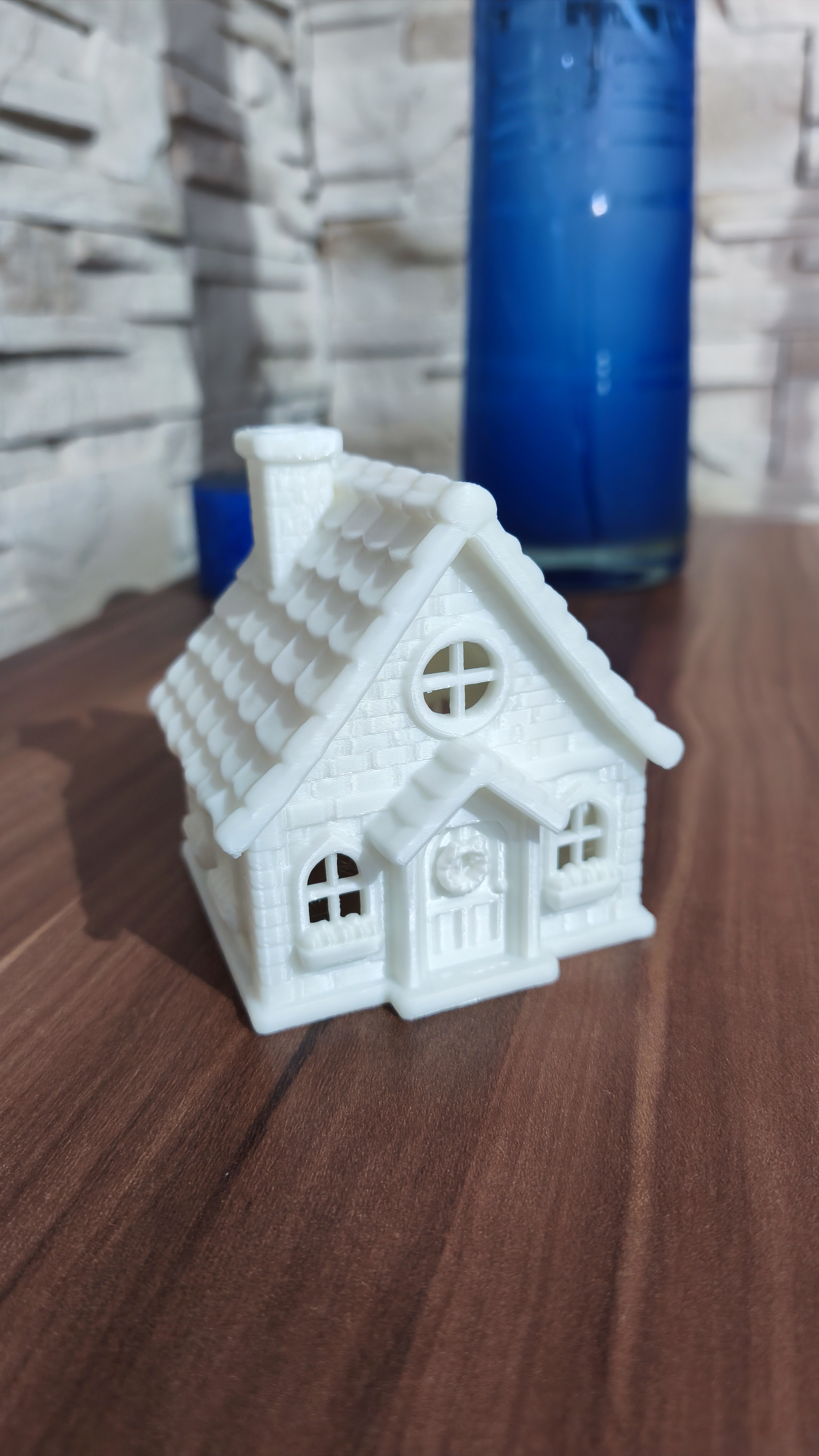 Christmas tealight house - 1