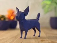Chihuahua low poly — photo 1