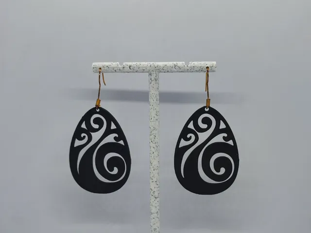 Aretes Caligrafía Antigua