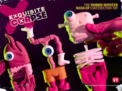 EXQUISITE CORPSE: The Morbid Monster Mash-Up Toy
