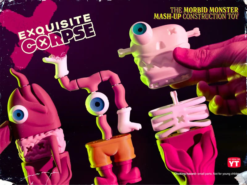 EXQUISITE CORPSE: The Morbid Monster Mash-Up Toy
