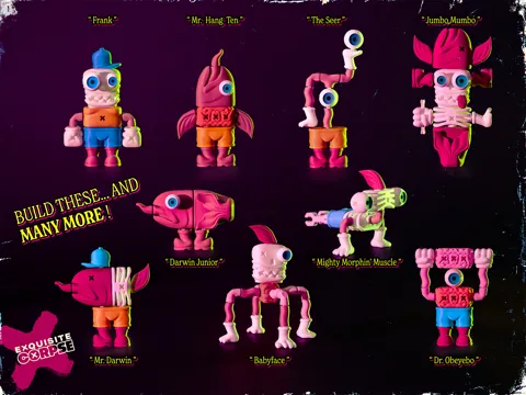 EXQUISITE CORPSE: The Morbid Monster Mash-Up Toy view 2