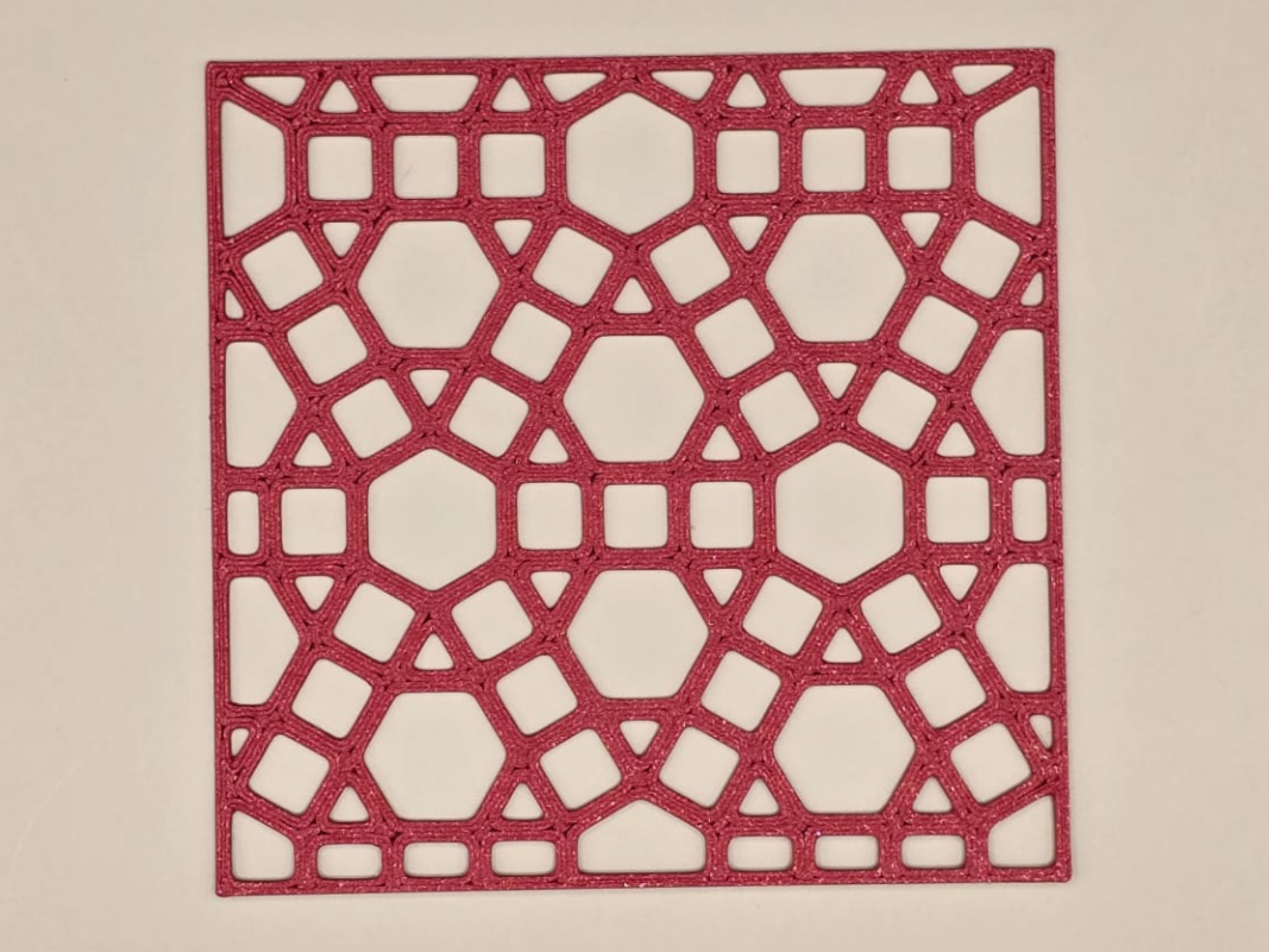 Circle Stencil Abstract Tile