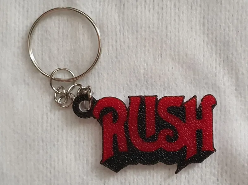 Rush 1st Album Logo Keyring