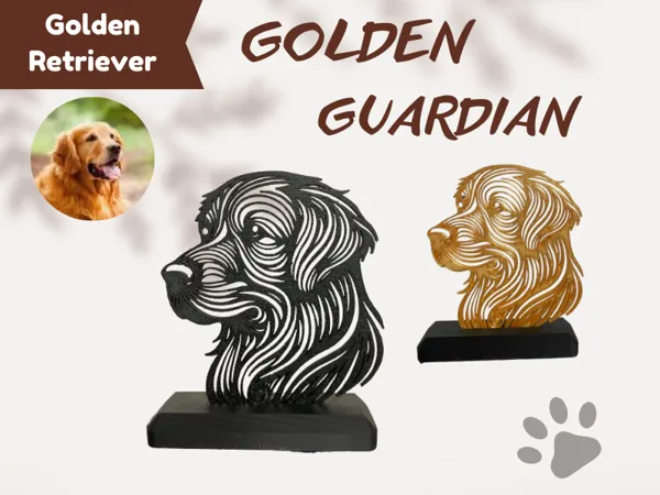Silhouette de Golden Retriever