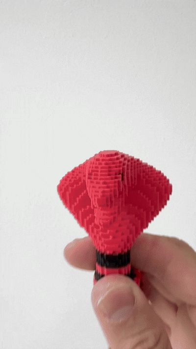 Minecraft articulated snake (Cobra)