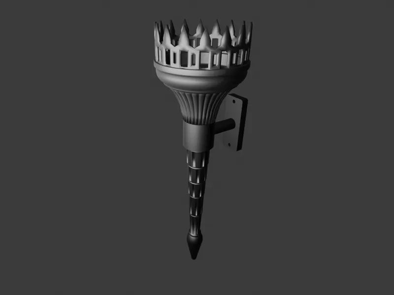 Wall_Sconce_Torch - Tea_Light_Holder