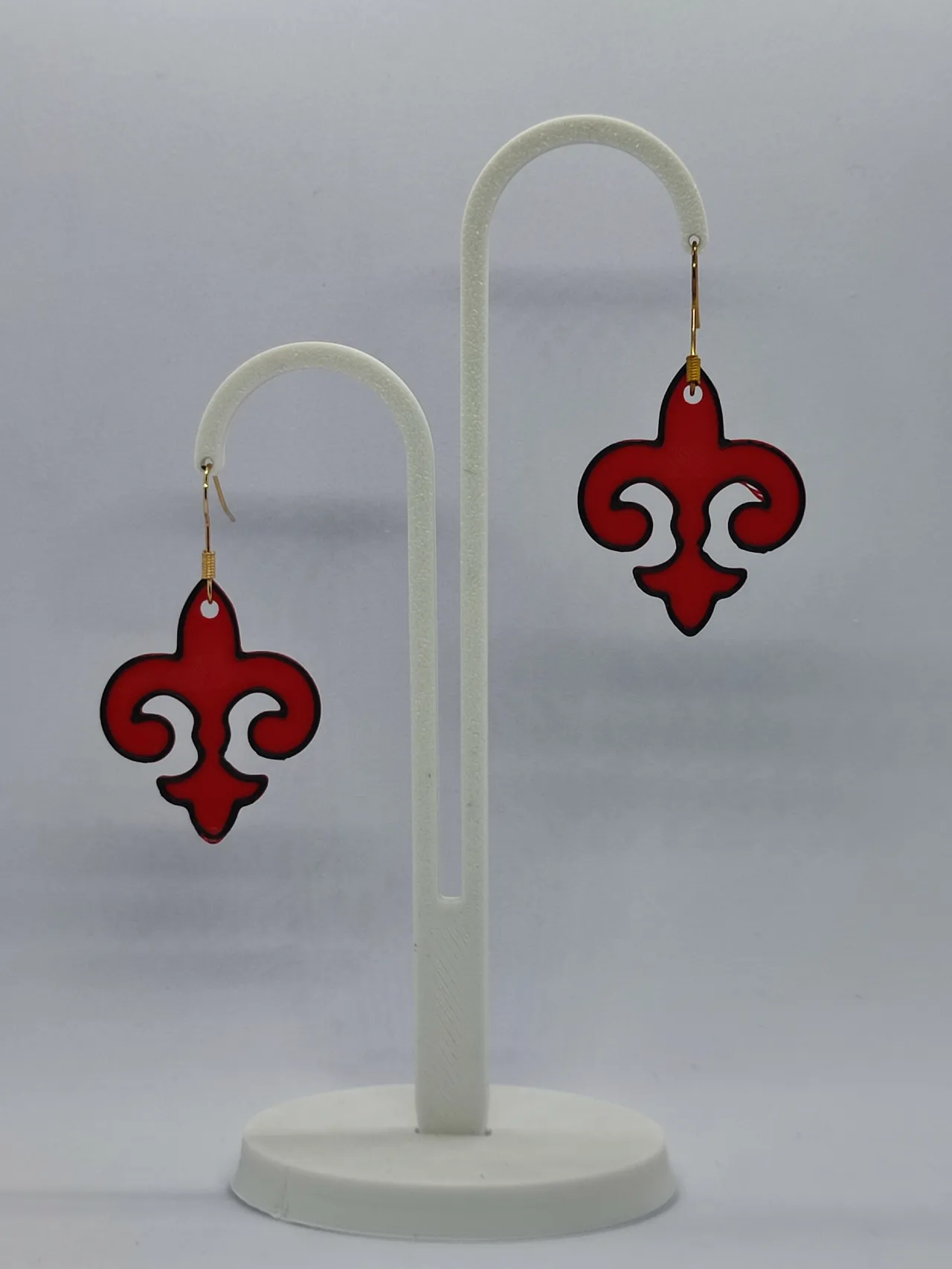 Aretes Flor de Fuego view 3