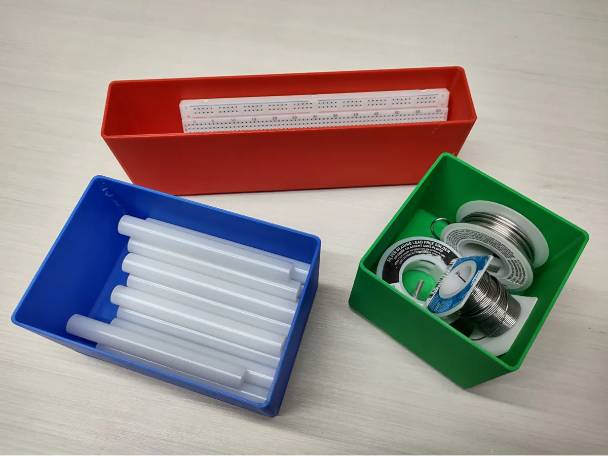 Thick Wall Gridfinity Containers - Free 3D Print Model - MakerWorld