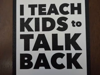 Speech Pathologist / English Teacher Desk Sign