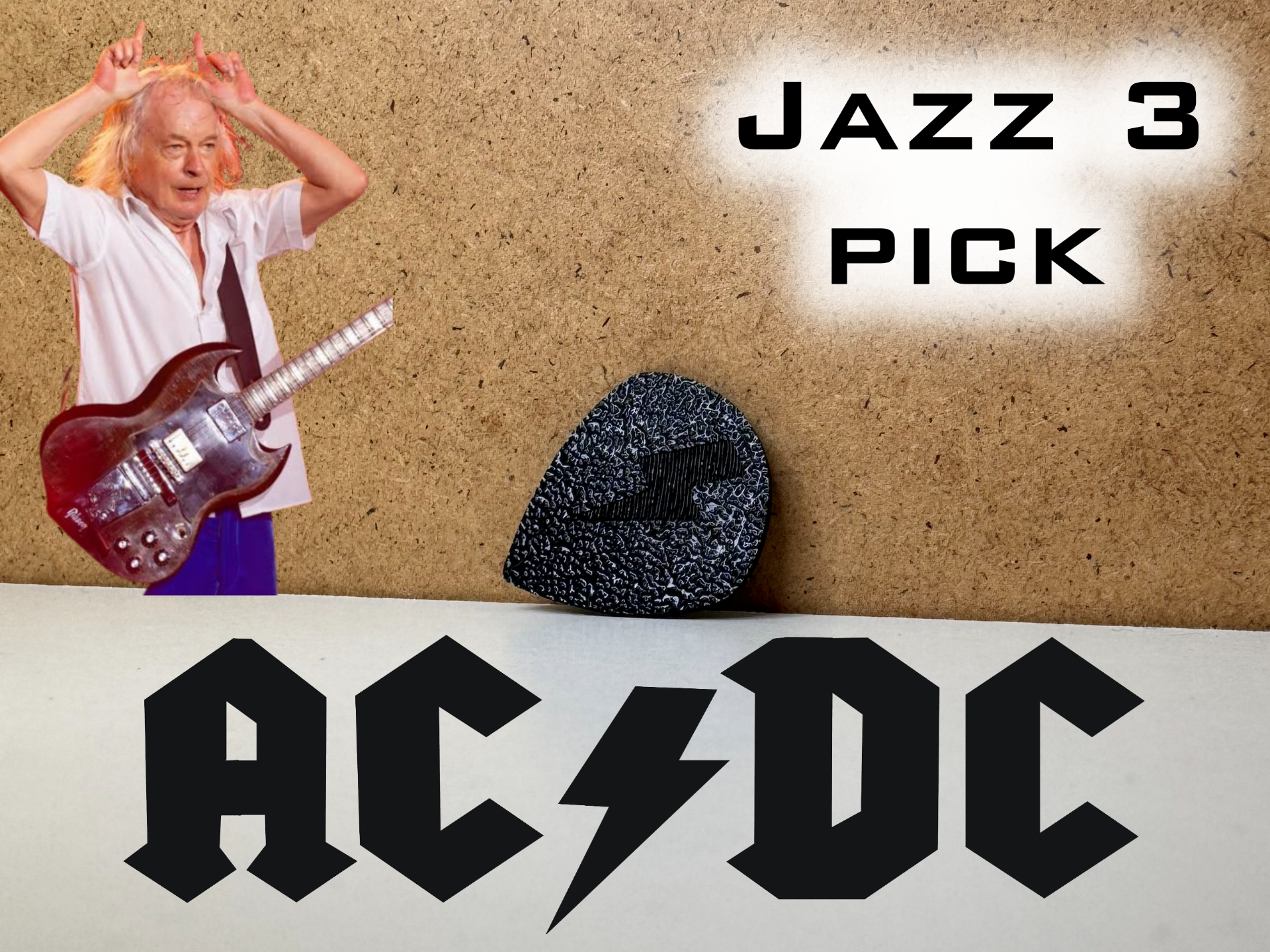 AC/DC Jazz 3 Guitar pick
