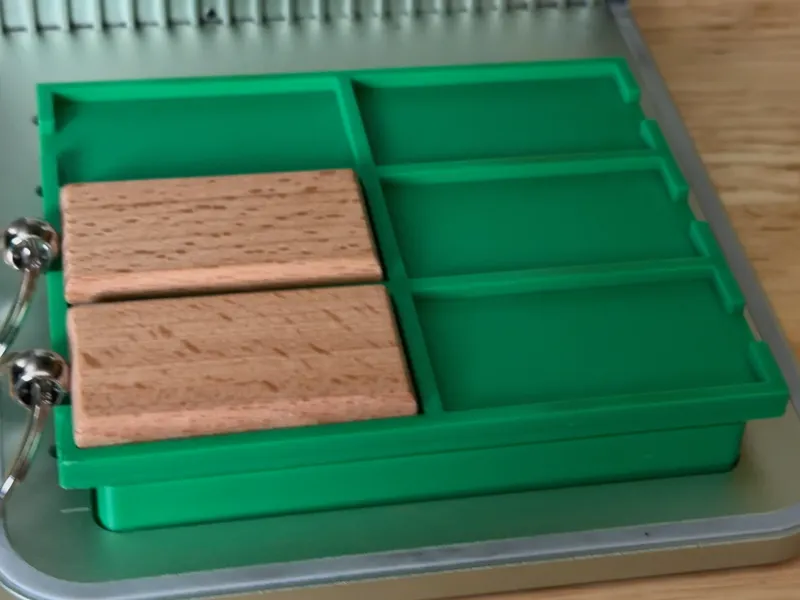 xTool F1/F2 55mm x 31mm Wooden Keychain Jig