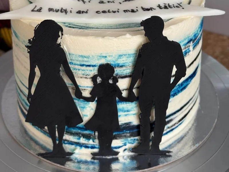 TOPPER CAKE DAD ,MOM AND ME 
