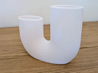 J Vase vintage modern