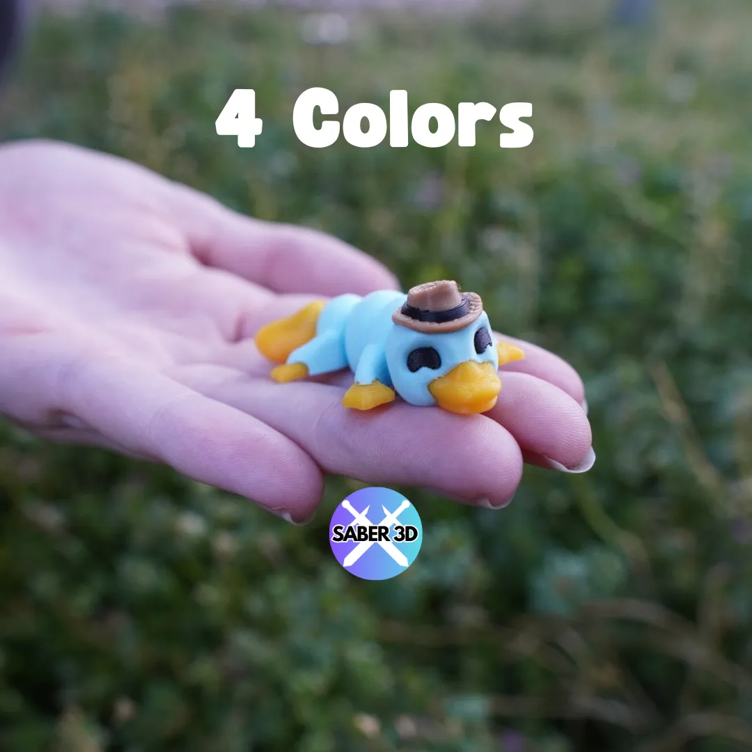 Mini Articulated Platypus (and Perry the Platypus) view 3