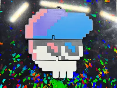 deathbypixels Skelly Flexi Toy