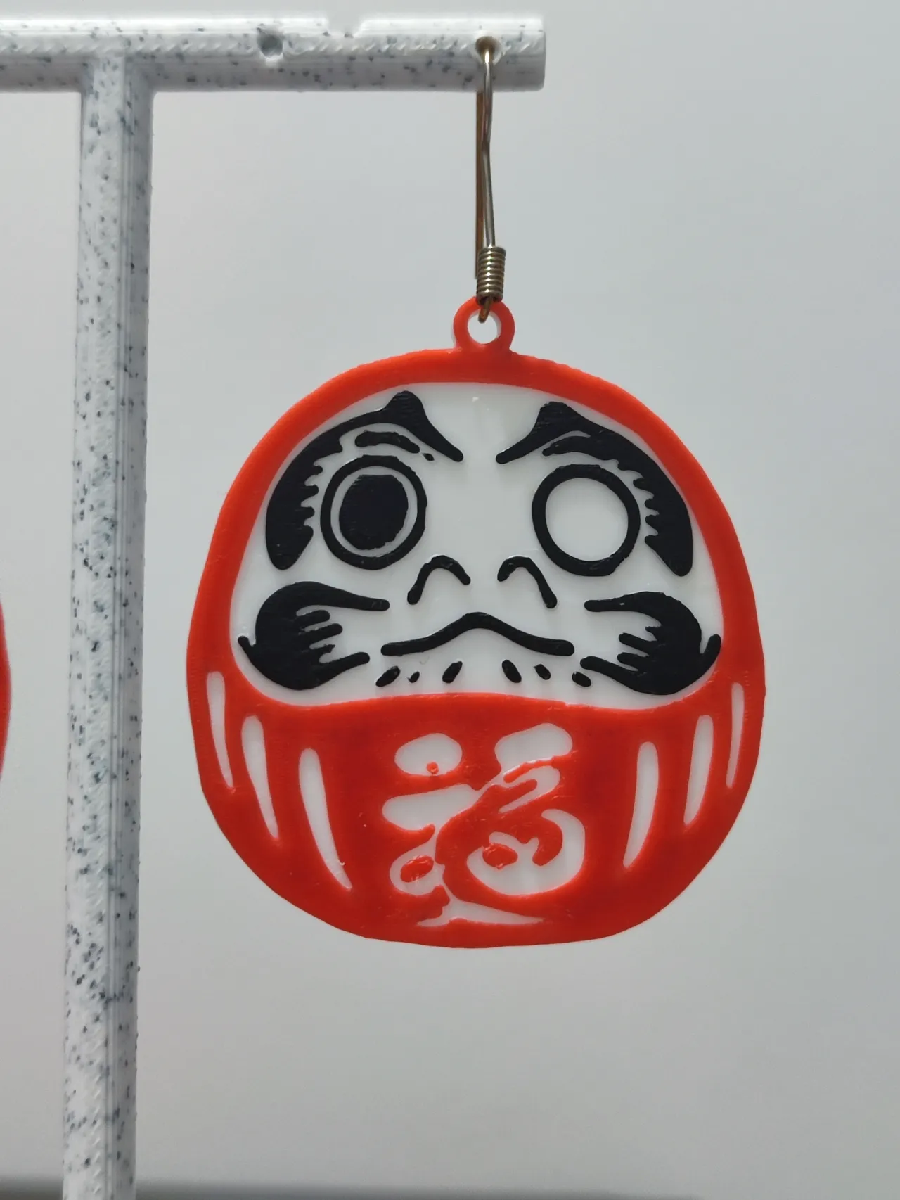 Aretes Amuleto Daruma view 4