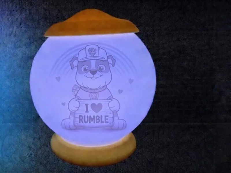 Rumble Paw Patrol Lampe 01 Bambulab Lichtlampe