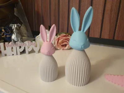 Easter Bunny Ribbed Rabbit
