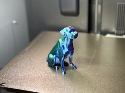 Low poly Labrador 