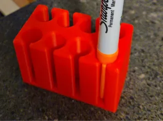 Cap down Sharpie Holder